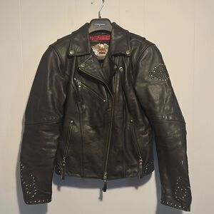 Woman’s medium Harley-Davidson leather jacket